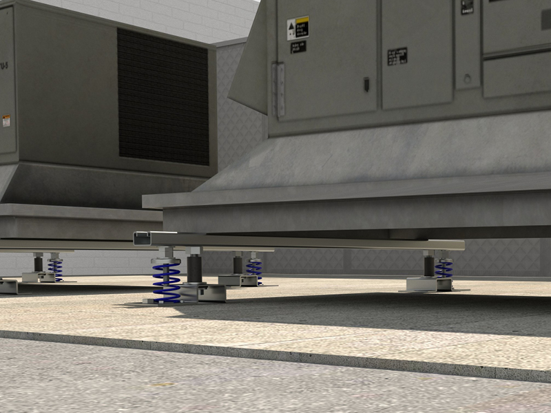 Vibration Isolation Rails